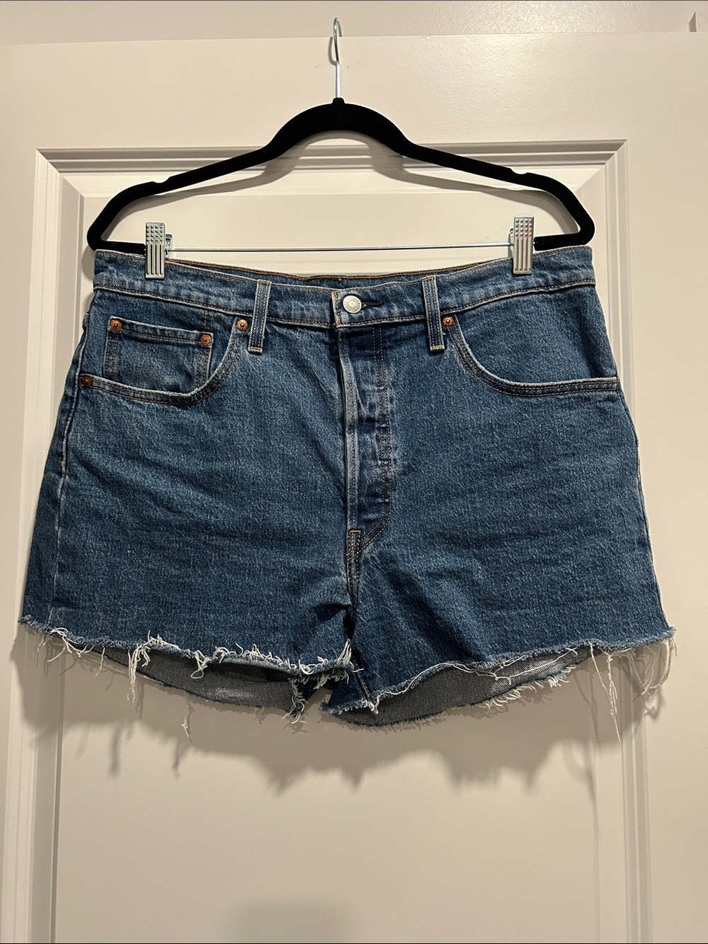 Levi's Vintage Indigo Cutoff Jean Shorts